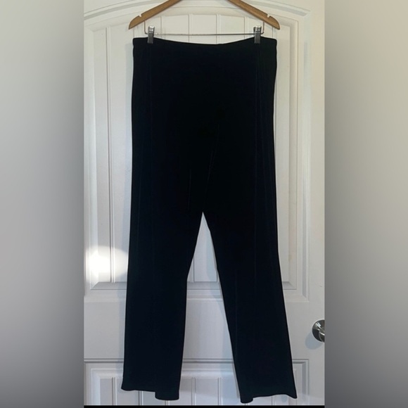Chicos design Velvet Pull on  Pants Size 2 or Large - Picture 1 of 5